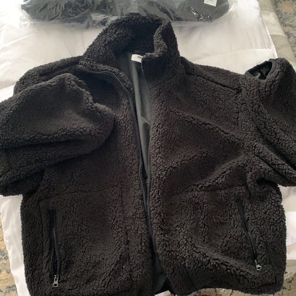 Beautiful faux fur jacket.